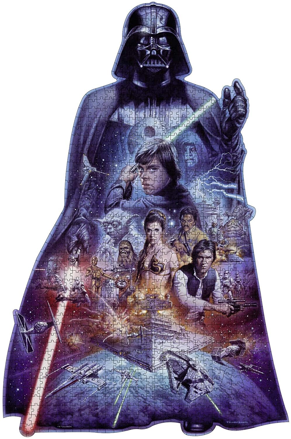 Ravensburger Puzzle – Star Wars: Darth Vader Silhouette (1098 Pieces)