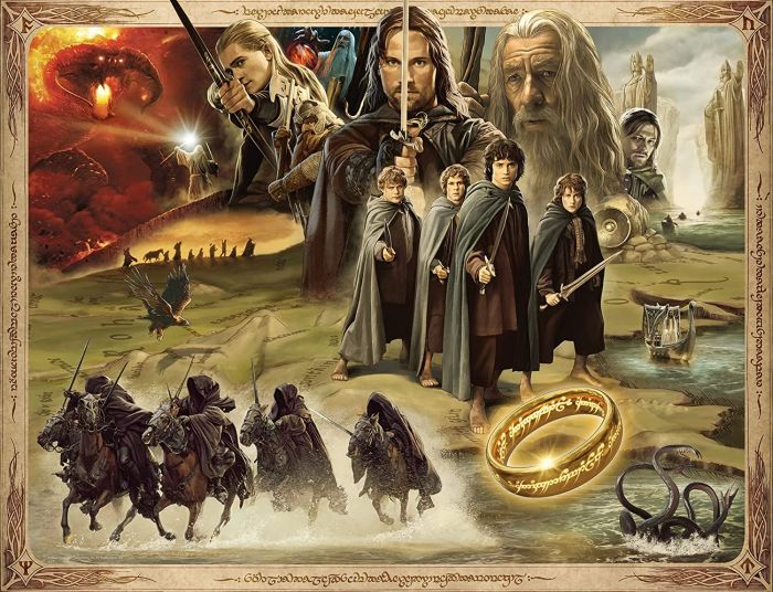 The Lord of the Rings Mount Doom 1000 Piece Puzzle - Winning Moves |  Customised Games